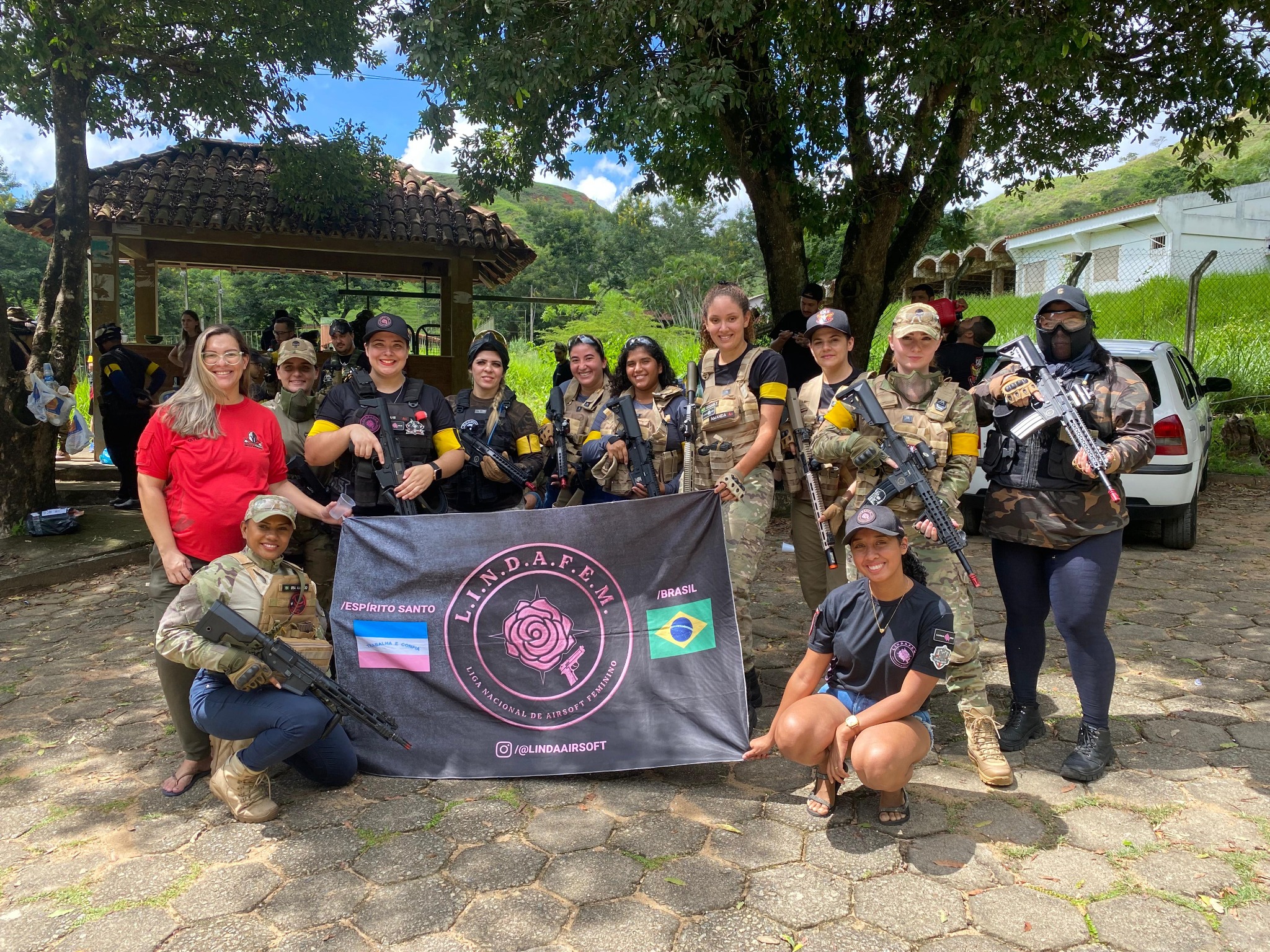 Registro de uma atividade da comunidade LINDAFEM no Espírito Santo