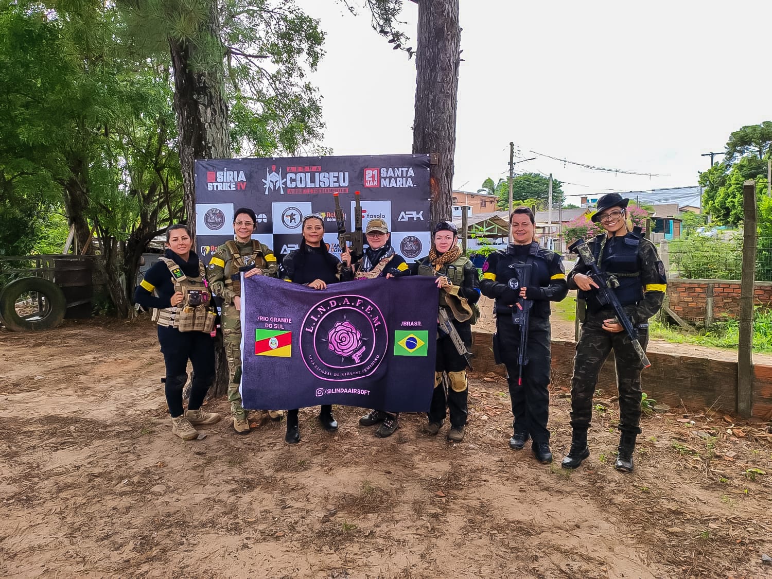 Registro de uma atividade da comunidade LINDAFEM no Rio Grande do Sul