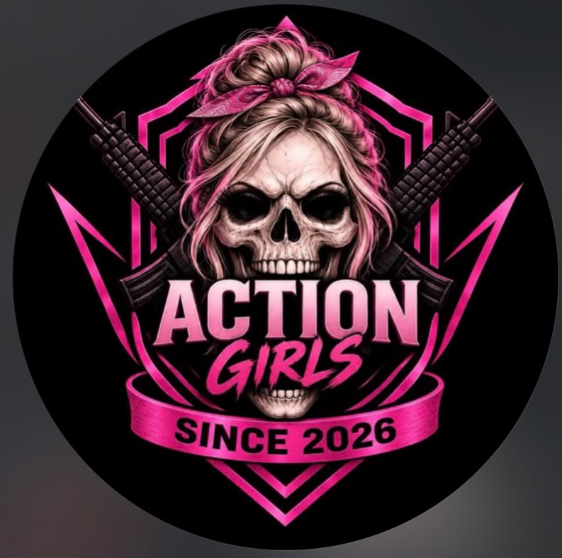 Logo da equipe Action Girls Airsoft