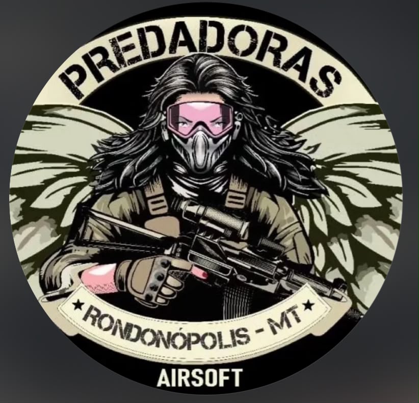 Logo da equipe Predadoras Airsoft